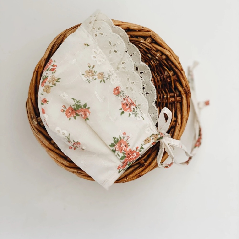 Joyfully Stitched- Alina Baby Girl Bonnet